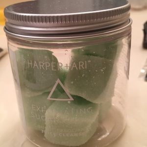 Exfoliating sugar cubes